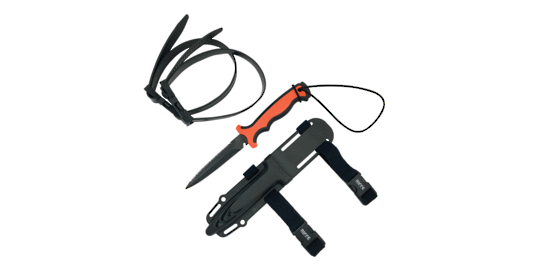 Riffe Spearfisher Knife Wrangler Orange