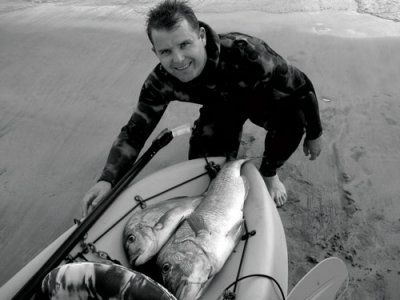 spearfishing from a kayak